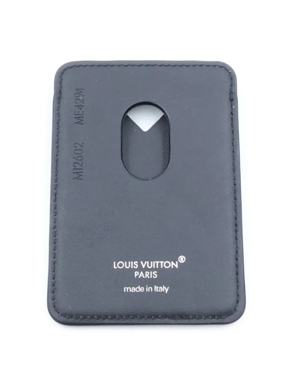 Louis Vuitton Monogram Eclipse Card Case Magnet Black